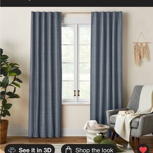 Target Pillowfort Blackout Curtains 2- 84in
